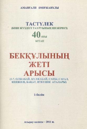 Аманғали Әміржанұлы .Бекқұлының жеті арысы